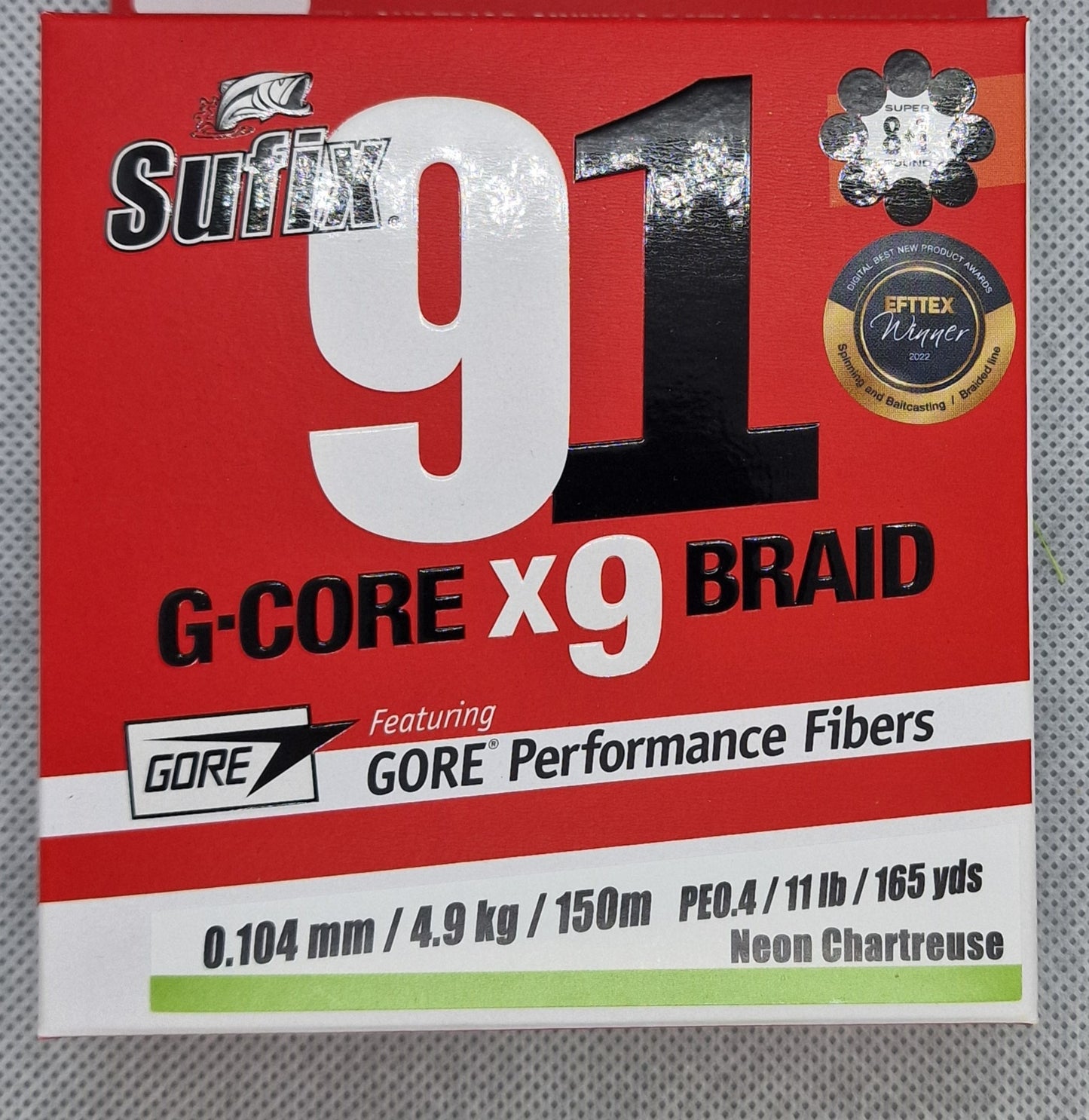 Sufix 91 Braid 150m Chartreux 10.4 oder 12.8