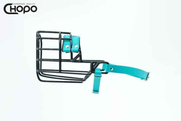 Chopo Maulkorb Biothane - Pitbull Hündin - SCHWARZ