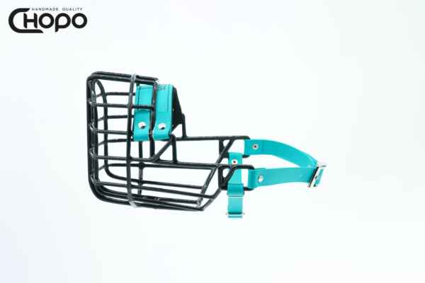 Chopo Maulkorb Biothane - Pitbull Rüde - SCHWARZ