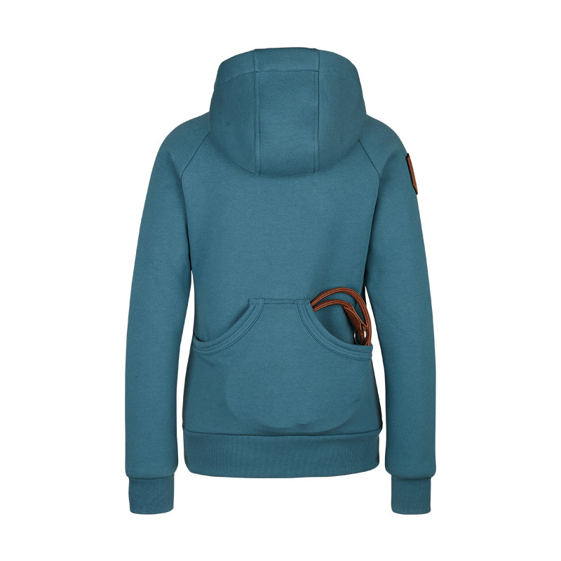DOGGER Winterhoodie, smoke-blue (Frau)
