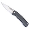 TEKUT EDC Klappmesser ZERO Skandinavischer Sandvik Stahl SCHWARZ