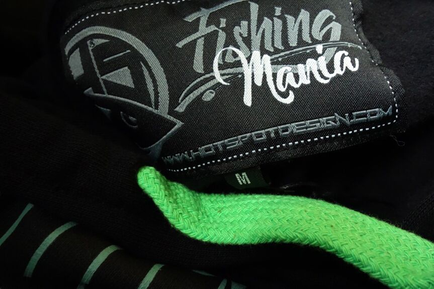 Hoodie Fishing Mania Bass Grösse M