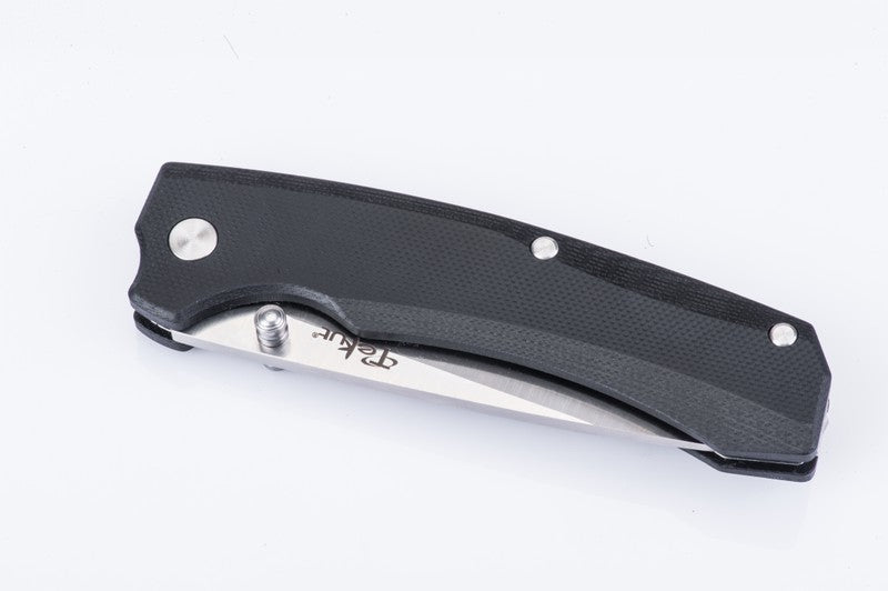 TEKUT EDC Klappmesser ZERO Skandinavischer Sandvik Stahl SCHWARZ