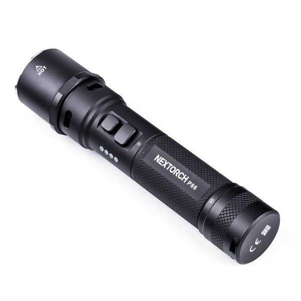 NEXTORCH P86 - 1600 L -Tactical LED Taschenlampe mit 120dB Sirene