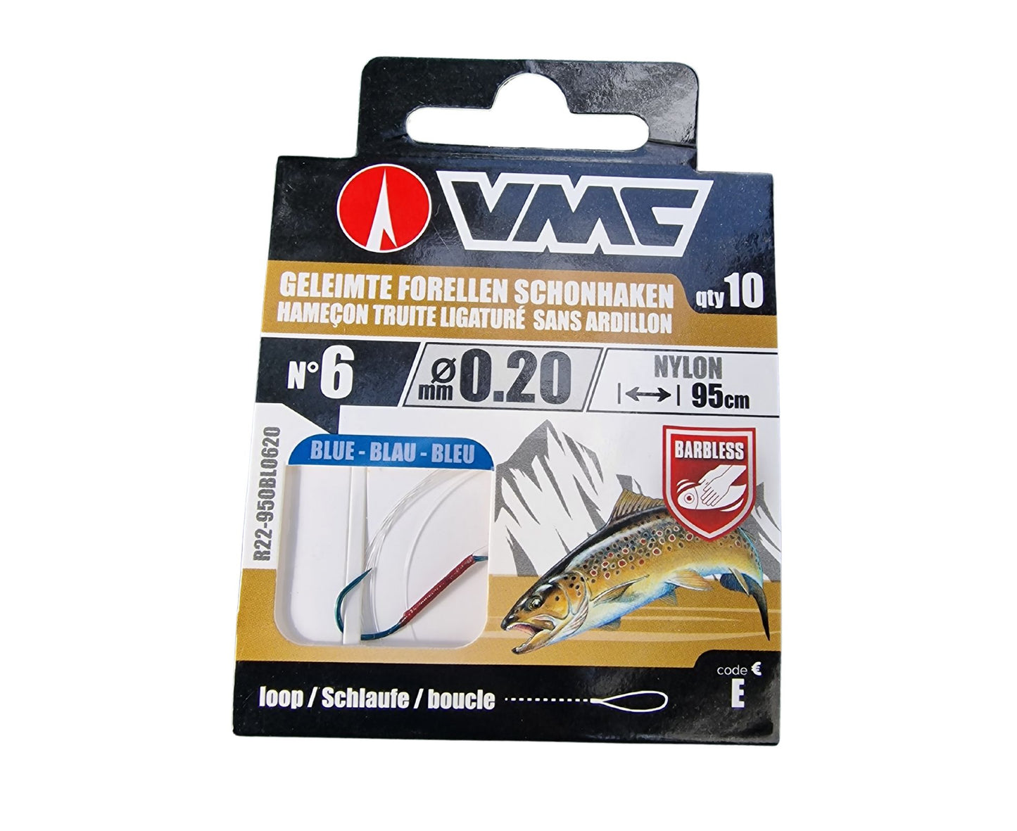 VMC Geleimte Forellen Schonhaken Nr.6