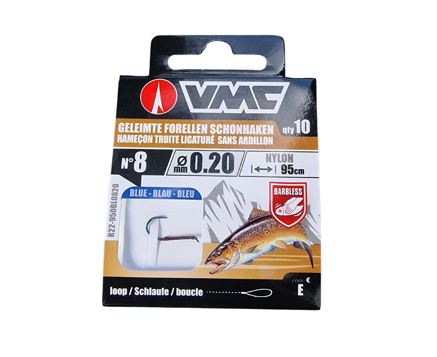 VMC Geleimte Forellen Schonhaken Nr.8