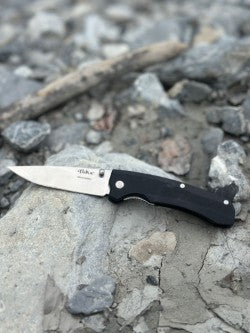 TEKUT EDC Klappmesser ZERO Skandinavischer Sandvik Stahl SCHWARZ
