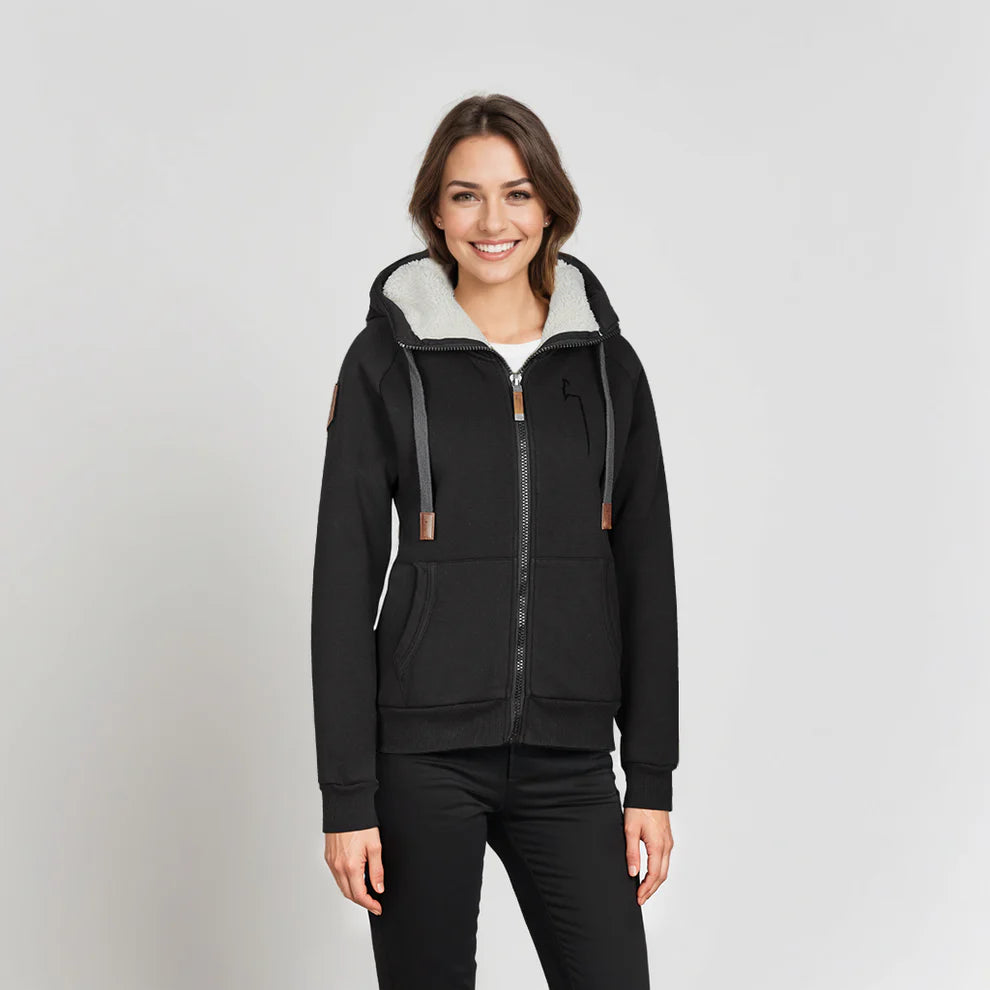 DOGGER Winterhoodie, schwarz, Grösse 40 (Frau)