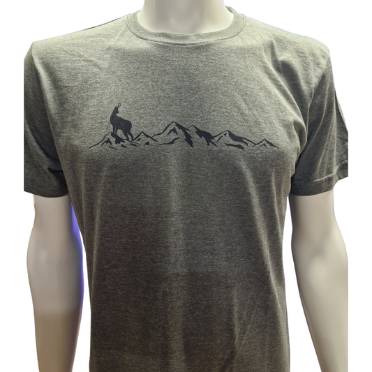 T-Shirt Gams auf Berg (Mann)