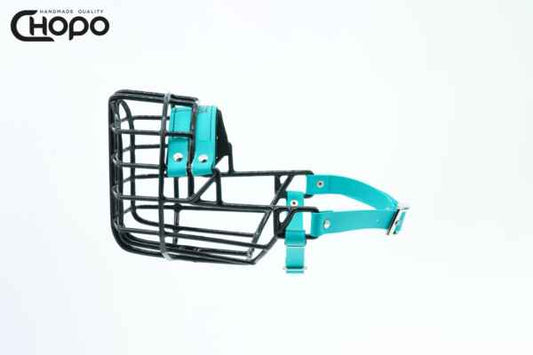 Chopo Maulkorb Biothane - Pitbull Rüde - SCHWARZ