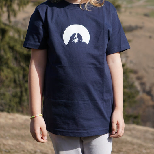 T-Shirt Murmeli Blau (Kinder)