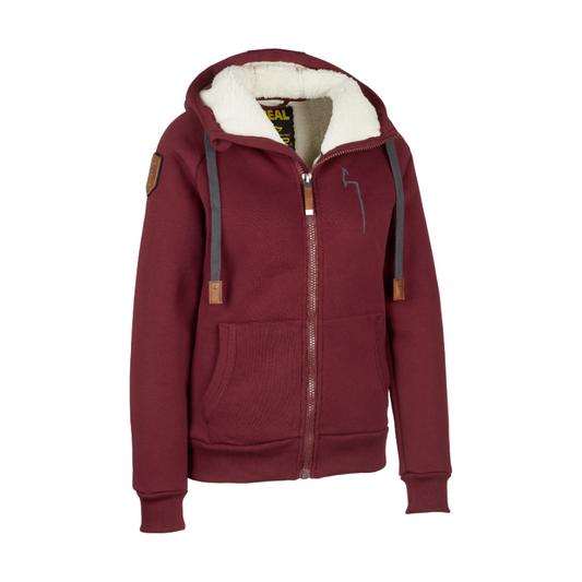 DOGGER Winterhoodie, granat, Grösse 40 (Frau)