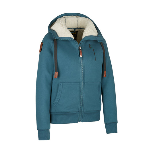 DOGGER Winterhoodie, smoke-blue (Frau)