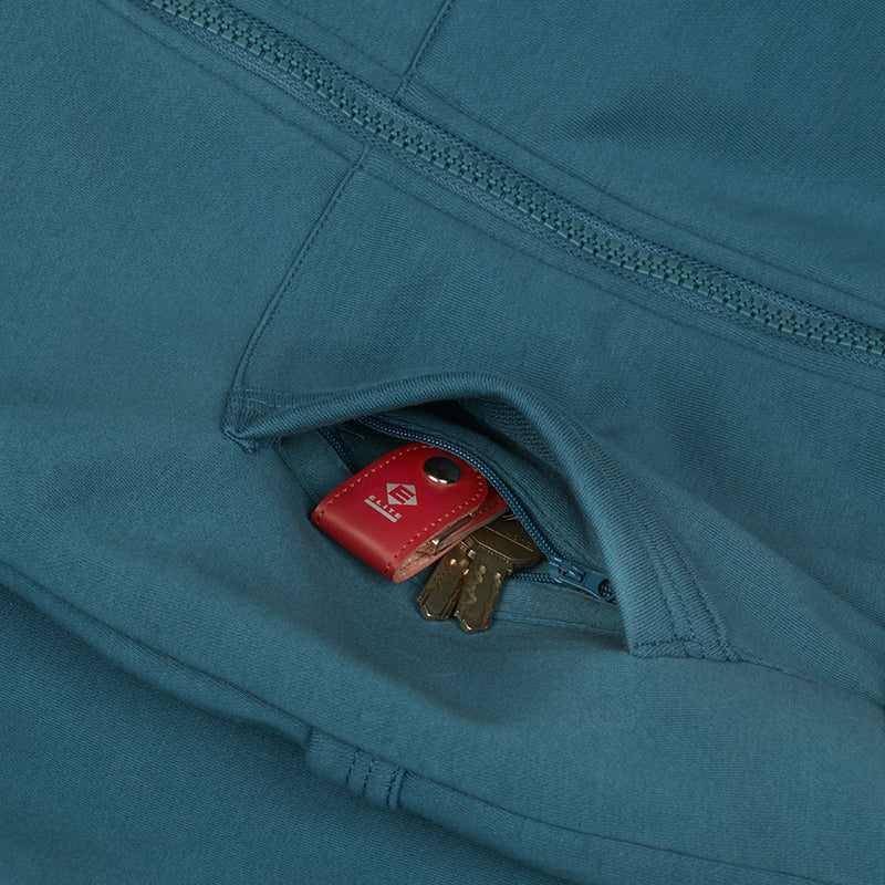 DOGGER Winterhoodie, smoke-blue (Frau)